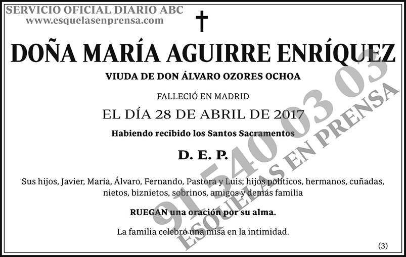 María Aguirre Enríquez